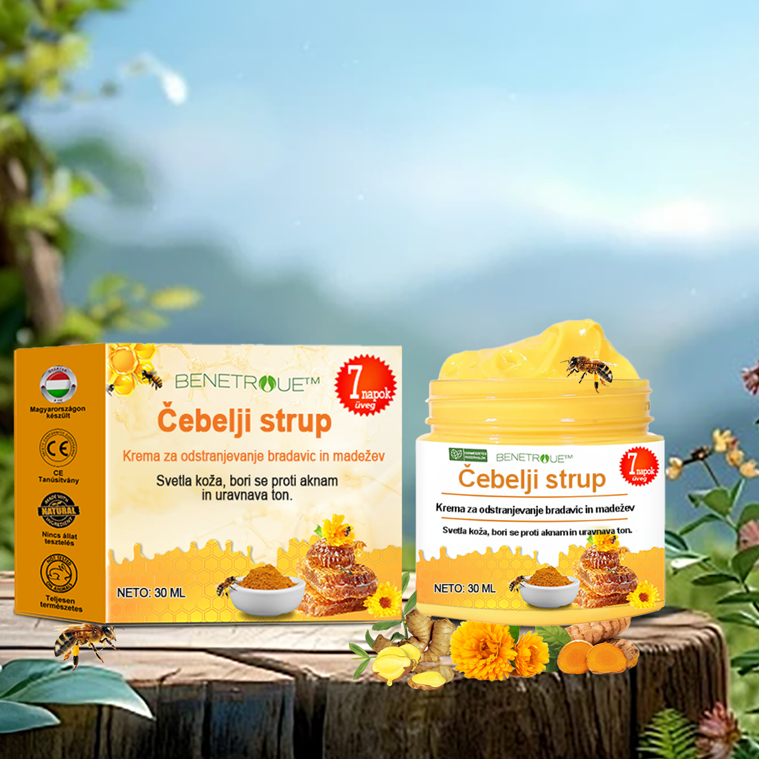 🍯👑𝐁𝐄𝐍𝐄𝐓𝐔𝐑𝐄™ Čebelji strup za odstranjevanje bradavic in madežev (razprodaja zadnjega dne, 80 % popust)